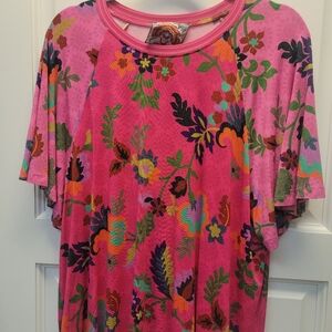 Johnny Was Ragland Flutter Sleeve Top
